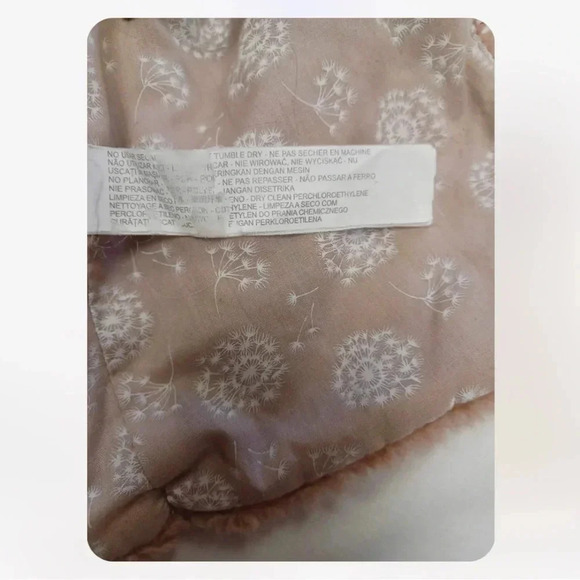 Zara Girls Faux Fur Dusty Pink Vest Size 4 - Picture 4 of 8